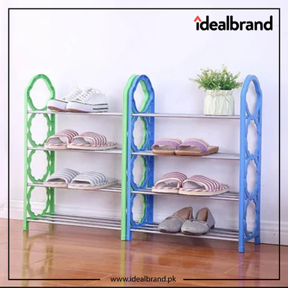 New Hot Plastic Simple Shoe Rack For Easy Installation, Creative Multifunctional Combined Storage Rack Shelf