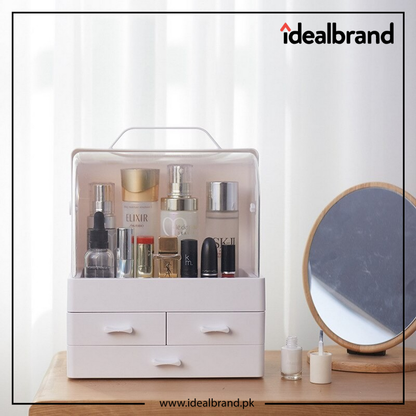 3 Drawer Modern Cosmetic And Makeup Organizer