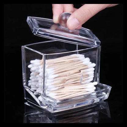 Acrylic cotton Buds Storage Dispenser