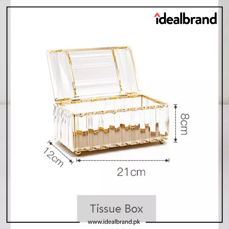 Tissue Box 3D Rose Carving Eco-Friendly Tissue Container