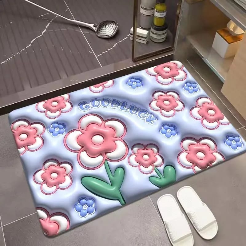 3D Visual Anti-slip Absorbent Mat