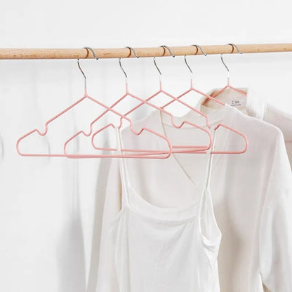 10 pcs Nonslip Metal Clothes Hanger