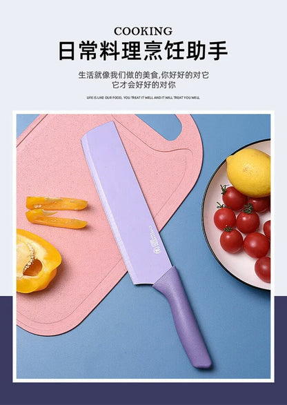 Professional Colorful Kitchen Knife Set with 6 Piece