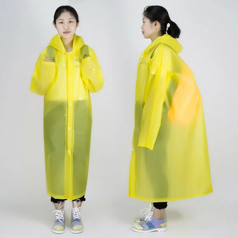 Adult Unisex Raincoat Waterproof Hooded Jacket