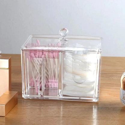 Acrylic Clear Transparent Cotton Box Makeup Bearing Storage Box