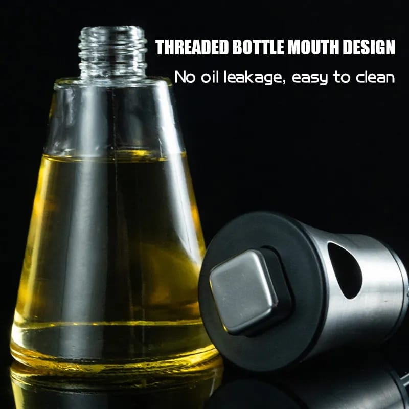 Transparent Glass Oil Spray Bottle 200 ML