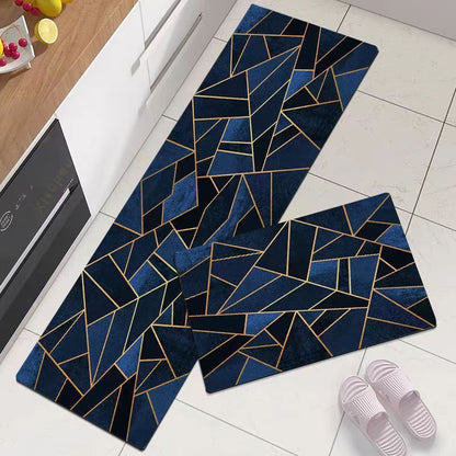 2 pcs set Kitchen , Bathroom ,HomeDecor Anti-Slip Absorbent Mat & Runner (M19)