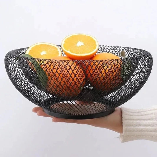 Metal Fruit basket double layer