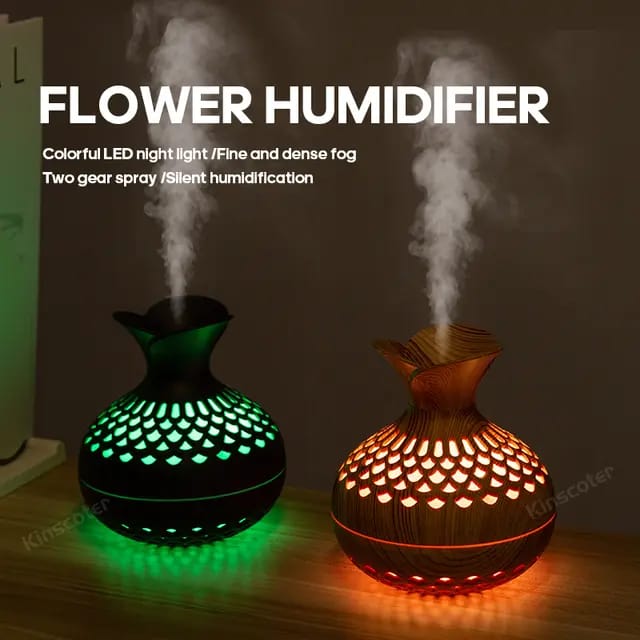 Mini Humidifier Flower Shape