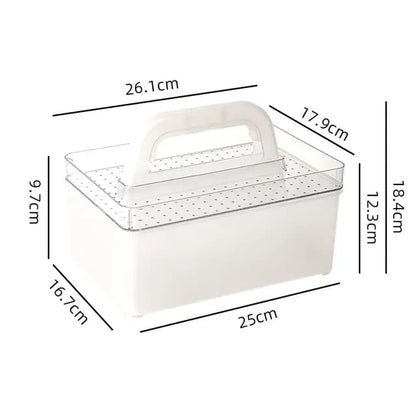 Two-Compartments stackable Carry box