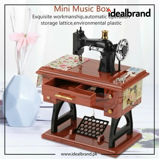 Music Box Sewing Machine Shaped
