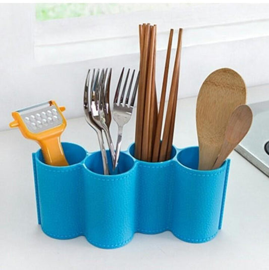 Creative 4 Compartment Cutlery Holder