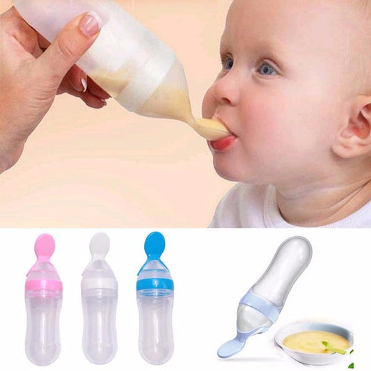 Pack of Baby Feeding Bottle With Spoon