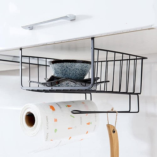 Under Shelf Storage Cabinet Basket