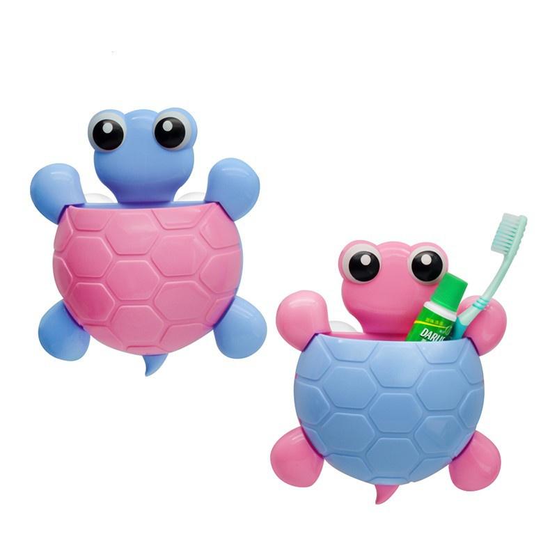 Pack of 2 Turtle Shape Toothbrush Holder
