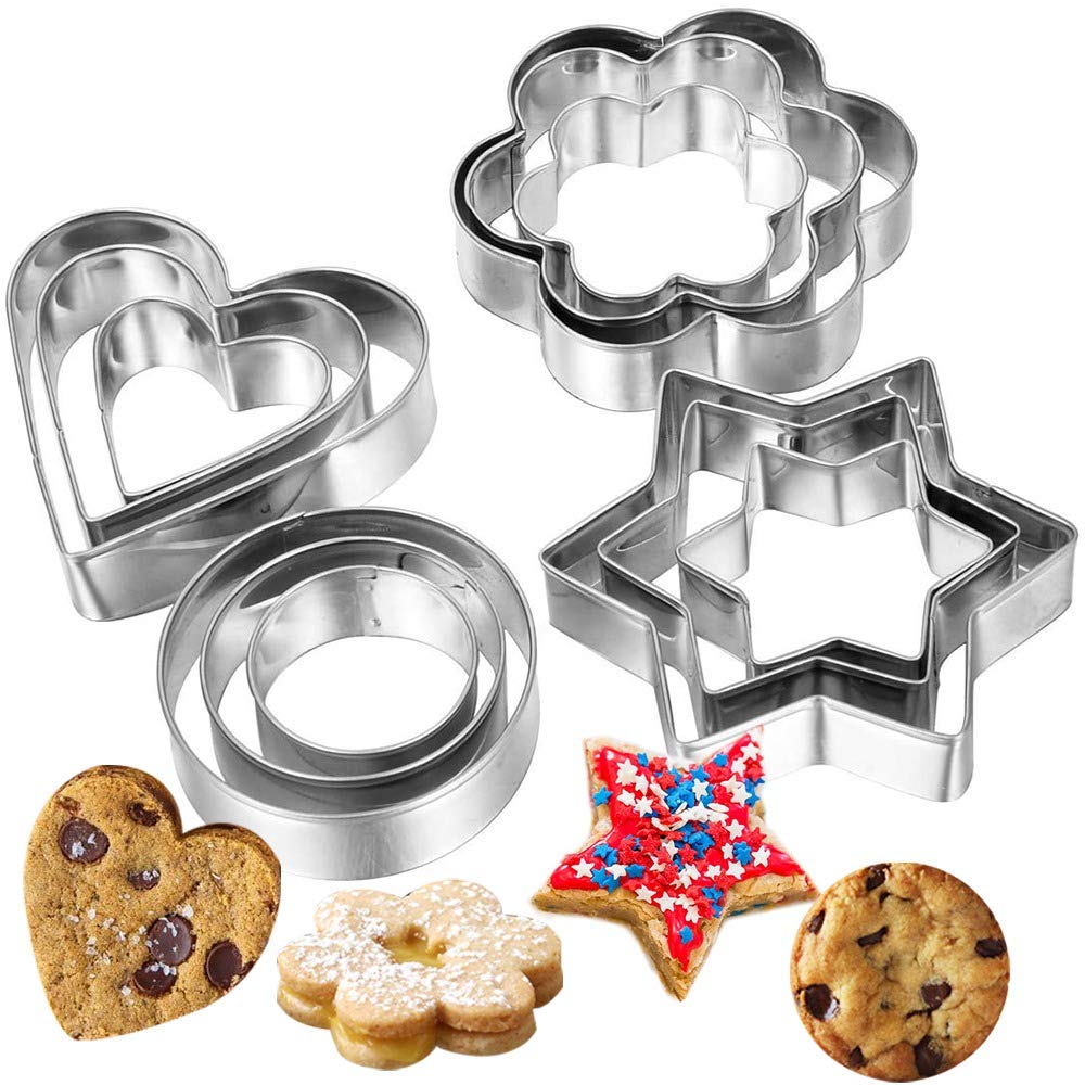 Cookies Cutter Shapes Set of 12 Pieces Cookies Cutter Shapes Set Of 12
