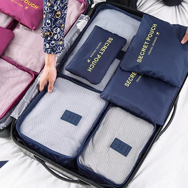 6 Pcs Travel Packing Organizer