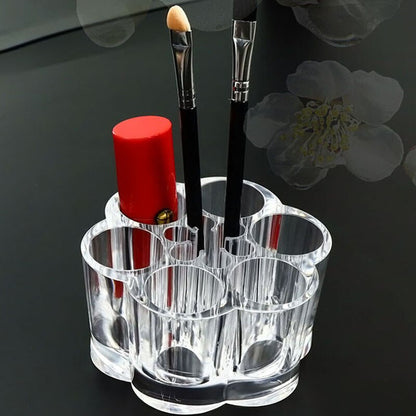 Acrylic Lipstick Organizer Flower Shape