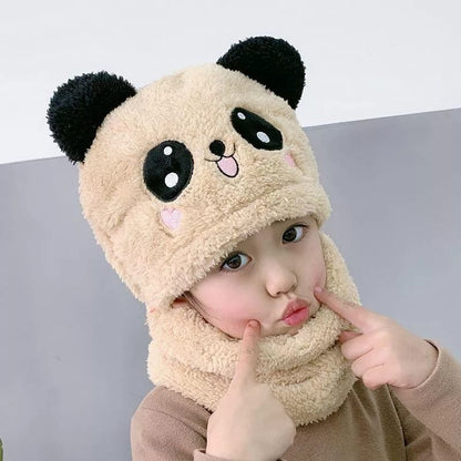 Baby Head Cover Warm Neck Collar Kids Beanies Sets