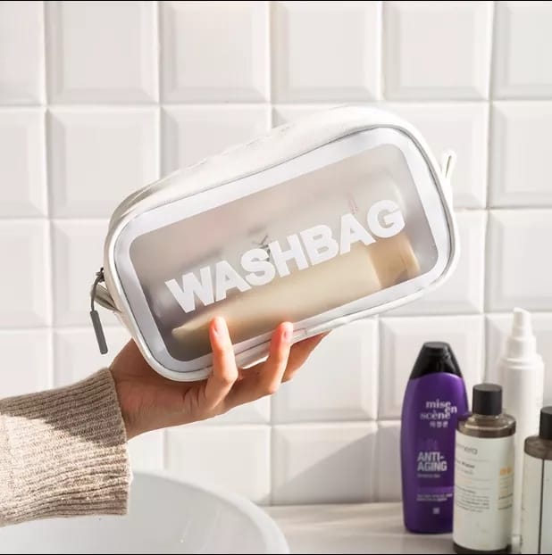 Travel Portable Clear Transparent Makeup Organizer Cosmetic Bags