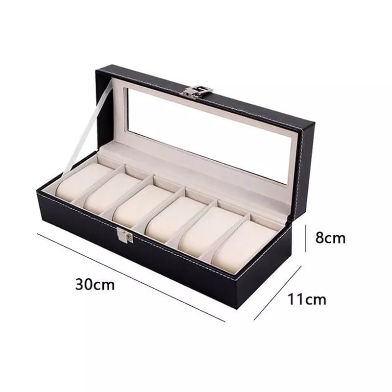 6 Slot Watch Storage Box (premium)